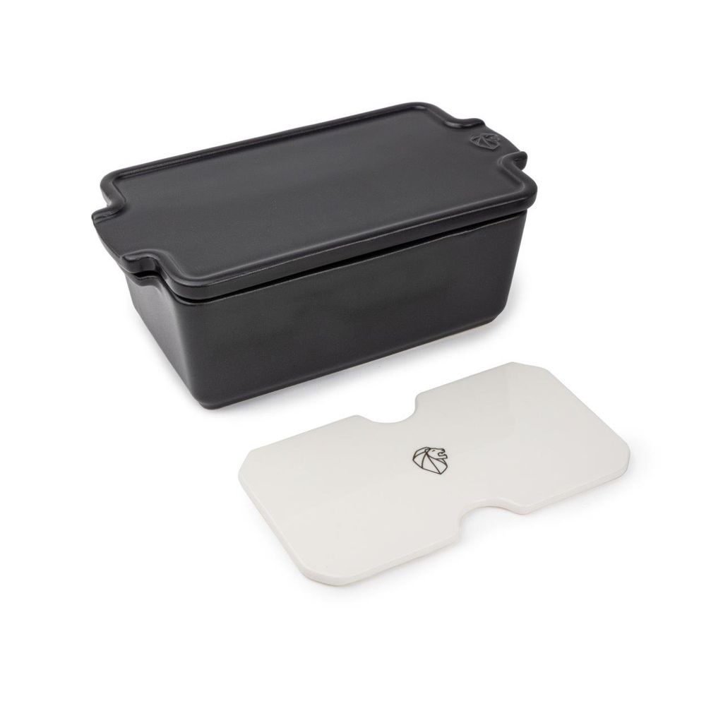 Terrine en Céramique Ardoise 20cm avec Presse - Visuel 2